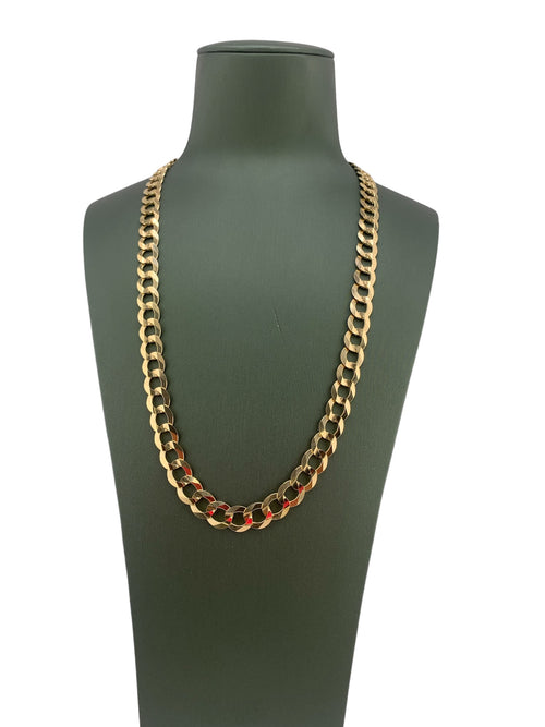 14kt solid Cuban chain