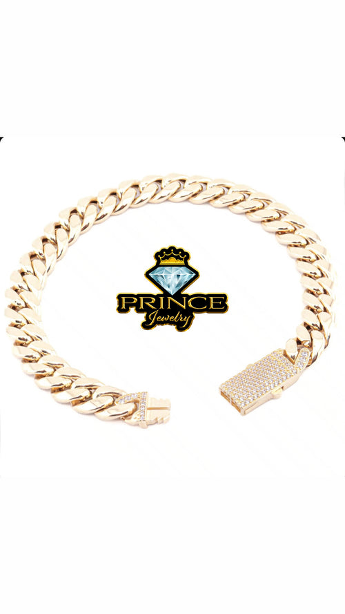 14kt gold chocker set for men