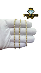 14kt gold rope bracelet