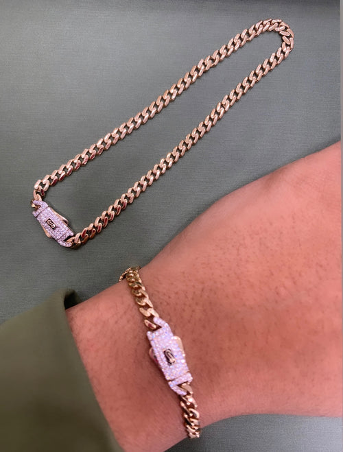 Monaco Ankle bracelet + bracelet