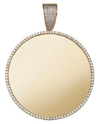 14kt gold picture pendant