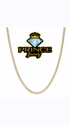 14kt gold ice Chain