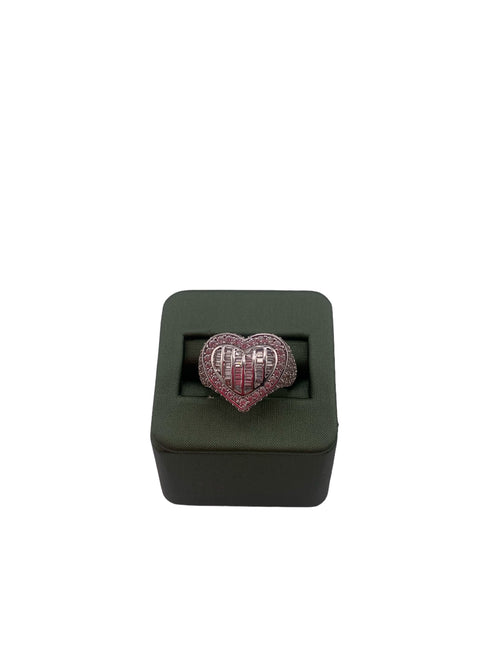 14kt gold heart ring